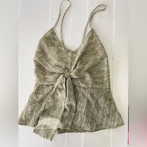 South Moon Under green striped tank